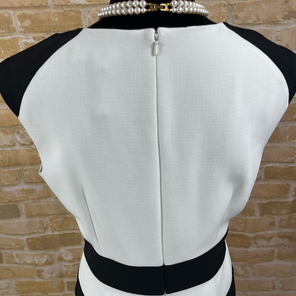 🆕Fenn Wright Manson White and Black Dress Size 16 NWOT - Picture 4 of 5